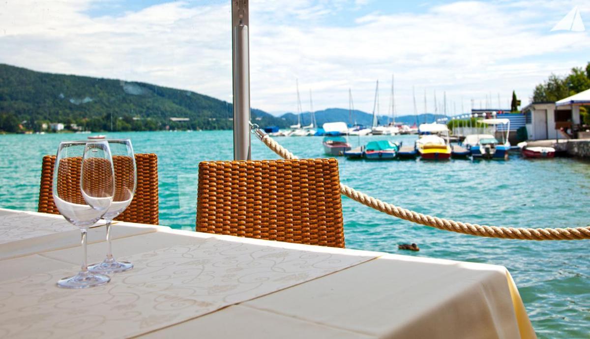 Hotel-Restaurant "Veldener Traumschiff" Direkt Am See In 2Min Im Zentrum フェルデン・アム・ヴェルターゼー エクステリア 写真